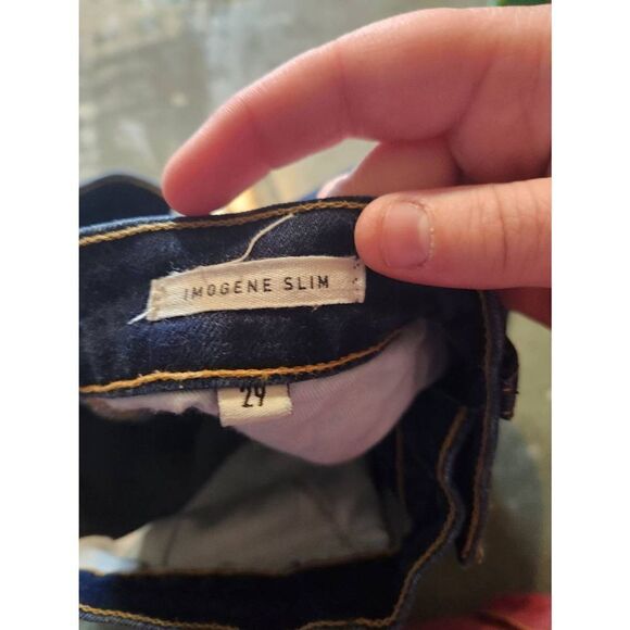IMOGENE + WILLIE Imogene Slim Dark Wash Jeans Size 29 - Picture 6 of 6